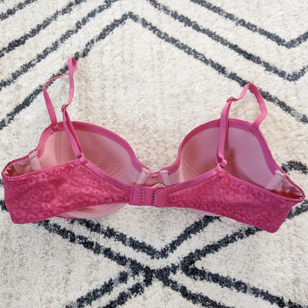 aerie Ella Underwire Bra / Pink Leopard - Picture 3 of 6